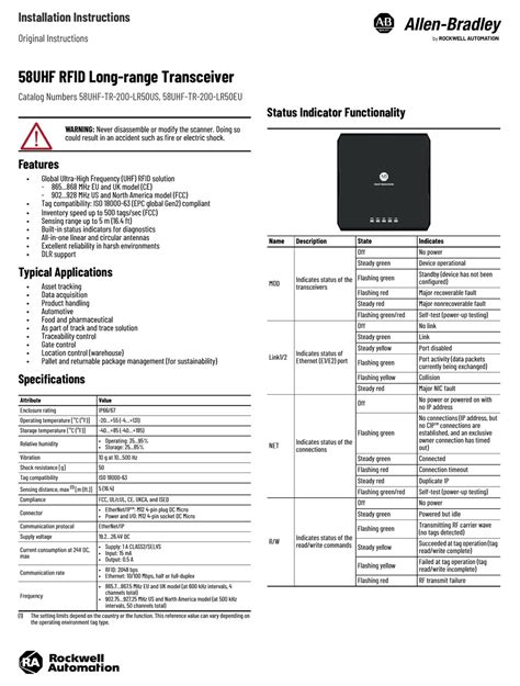 rfid uhf-a18h instructions|58UHF RFID Long.